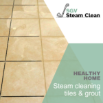 steam cleaning tile and grout